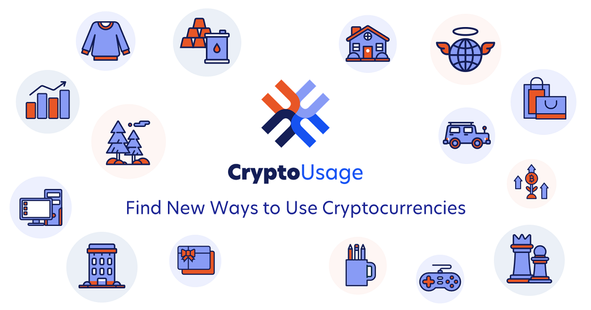 CryptoUsage Find new ways to use Bitcoin and other cryptocurrencies